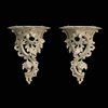 Chippendale Carved Painted Wall Bracket
