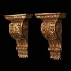 Gibbs Carved Painted Wall Bracket