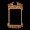 George II Carved Giltwood Architectural Mirror