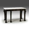 Chippendale Mahogany 6 Leg Console Table