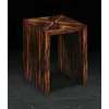 End Table in Quartered Macassar Ebony