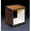 Open Centre End Table in Crown Macassar Ebony