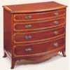 4 Drawer Bow-Front Chest