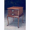 Bedside Chest on Cabriole Legs