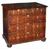 William & Mary 5-drawer Chest