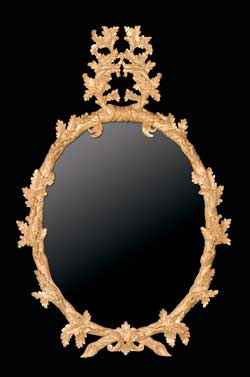 George III Oak Leaf Mirror