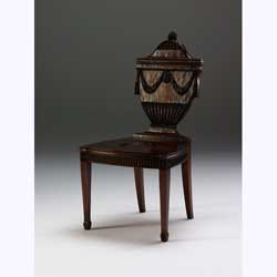 Hepplewhite Swag Hall Chair