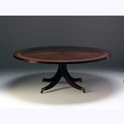 Greek Key Round Dining Table