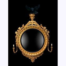 George IV Eagle Convex Mirror