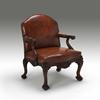 Chippendale Reilly Library Armchair