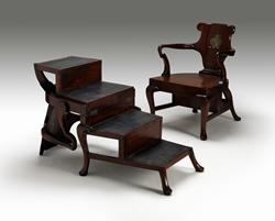 George II Library Step Chair
