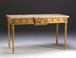 Adam Breakfront Side Table