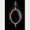 George III Adam Oval Mirror