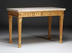 George II Guilloche Side Table