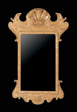 George I Gilt Gesso Pier Mirror