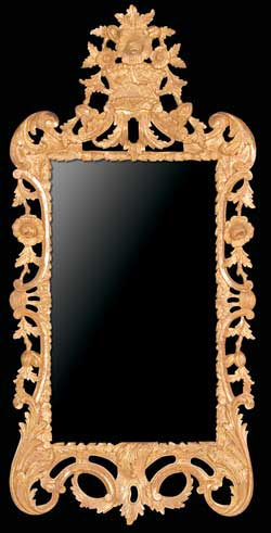George III Rococo Mirror