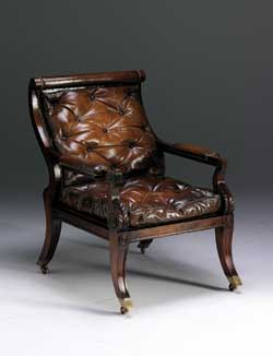 Regency Library Armchair