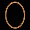 Sheraton Carved Giltwood Oval Mirror