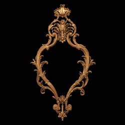 William France Carved Giltwood Pier Mirror