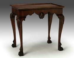 George II Irish Mahogany Side / Silver Table