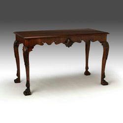 George II Irish Mahogany Console / Serving Table