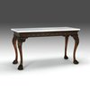 William Kent Mahogany Vitruvian Scroll Side Table