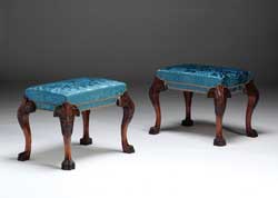 George II Paw Foot Stool