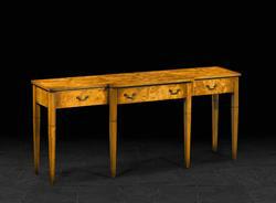 Console in Burr Poplar
