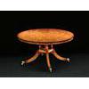 Circular Dining Table in Burr Poplar
