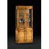 Two Door Display Cabinet in Burr Poplar