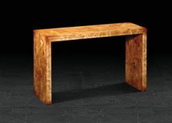 Console in Burr Poplar
