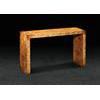 Console in Burr Poplar