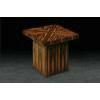 End Table in Quartered Macassar Ebony