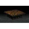 Centre Table in Quartered Macassar Ebony
