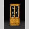 Double Corner Cabinet in Burr Poplar