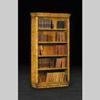 Open Bookcase in Burr Poplar