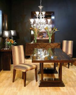 View of N385 Table with N380 Chairs