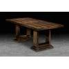 Dining Table with Deco Column in Crown Macassar Ebony