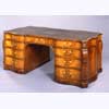 Semi-serpentine Pedestal / Library Desk