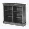 Walnut Victorian Open Bookcase
