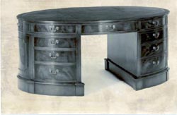 Oval Partner's Desk