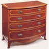 4 Drawer Bow-Front Chest