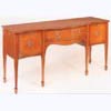Serpentine Front Mahogany Sideboard