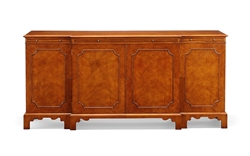 Mahogany Breakfront Credenza