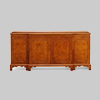 Mahogany Breakfront Credenza
