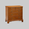 Walnut Chest With Canted Corners