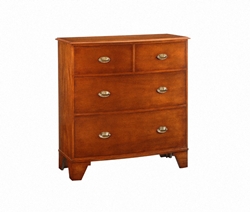 Mahogany Bow Front Chest