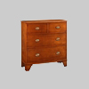 Mahogany Bow Front Chest