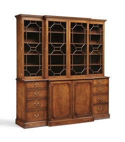 Breakfront Bookcase