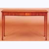 Mahogany Serpentine Console Table